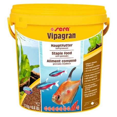 Sera | Vipagran | Granulátum táplálék | Díszhalak számára - 3 kg