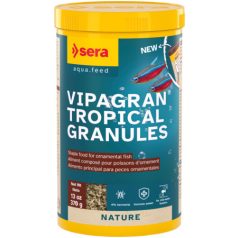   Sera Vipagran Nature | Lassan süllyedő granulált alapeleség díszhalak számára – 1000 ml / 370 g
