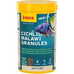   Sera Cichlid Malawi Granules | Algaevő sügérek granulált alapelesége – 250 ml (135 g)