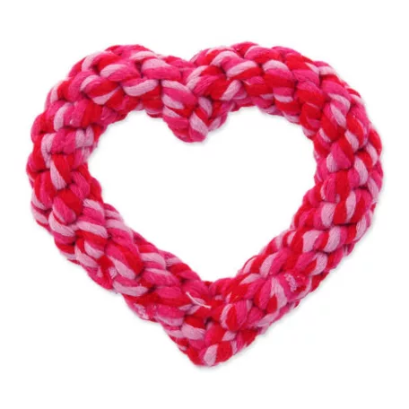 Repti Plnet Heart cotton rope toy | Játék (rágókötél, szív forma) kutyák részére - 11 cm