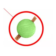   WAUDOG Snack Ball | Jutalomfalat adagoló labda (foszforeszkál) kutyák részére - 7 cm
