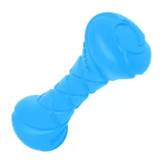   PitchDog Safe And Durable Barbell-Shaped Dog Toy | Játék (súlyzó,kék) kutyák részére - 7x19 cm