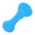 PitchDog Safe And Durable Barbell-Shaped Dog Toy | Játék (súlyzó,kék) kutyák részére - 7x19 cm