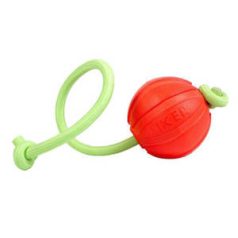   LIKER5 Lumi Ball with Fluoresence rope | Játék (labda, fluoreszkáló kötéllel) kutyák részére - 9 cm