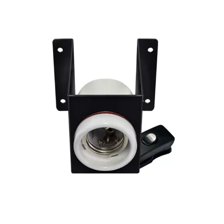 Arcadia | Ceramic Lamp Holder Bracket | Kerámia lámpatartó és konzol terráriumi hüllők számára – E27 foglalat