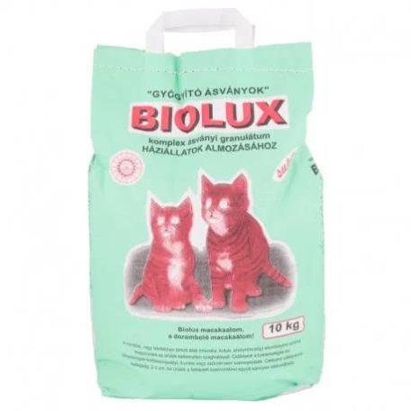 Biolux | Zeolit alapú csomósodó macskaalom - 10 Kg