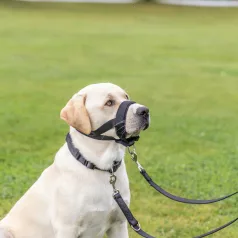   Trixie | Muzzle Loop | Neoprénnel párnázott vezető szájszíj – fekete (M–L), 22–30 cm
