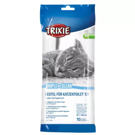  Trixie | Simple'n'Clean Bags for Cat Litter Trays - tasak alomtálcákhoz (M) 37x48cm /10db