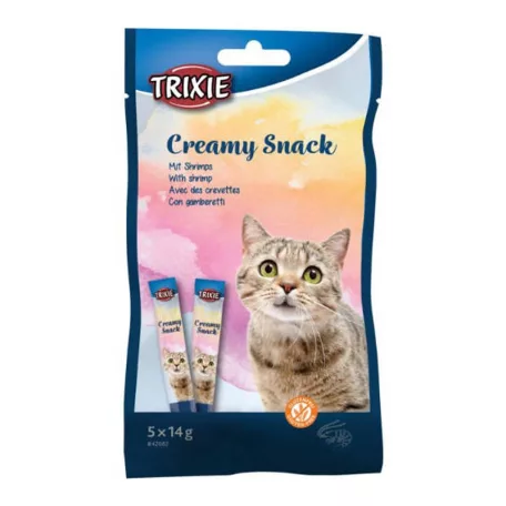 Trixie | Creamy Snack | Jutalomfalat | Garnélarák - 5x14 g