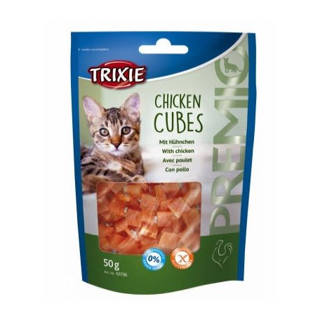 Trixie | Premio Chicken Cubes | Jutalomfalat | Csirke - 50 g