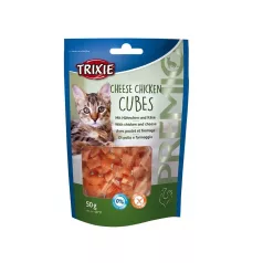   Trixie | Premio Cheese Chicken Cubes | Jutalomfalat | Csirke, sajt - 50 g