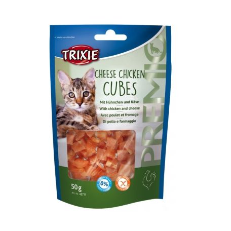 Trixie | Premio Cheese Chicken Cubes | Jutalomfalat | Csirke, sajt - 50 g