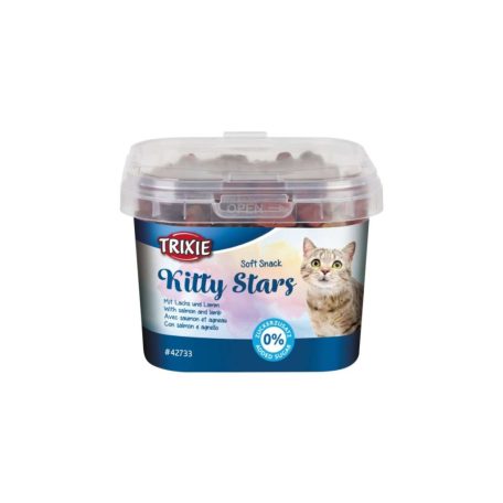 Trixie | Soft Snack Kitty Stars | Jutalomfalat | Lazac, bárány - 140 g