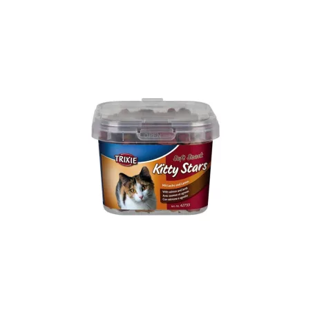 Trixie | Soft Snack Kitty Stars | Jutalomfalat | Lazac, bárány - 140 g