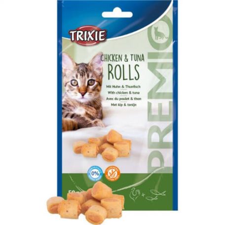 Trixie | Premio Chicken & Tuna Rolls | Jutalomfalat | Csirke, tonhal - 50 g