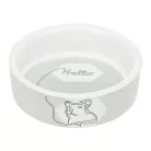 Trixie Ceramic Bowl | Mintás kerámia tál hörcsögök részére – 90 ml / Ø 8 cm