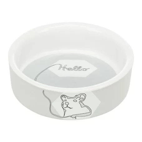 Trixie Ceramic Bowl | Mintás kerámia tál hörcsögök részére – 90 ml / Ø 8 cm