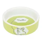 Trixie Ceramic Bowl | Mintás kerámia tál hörcsögök részére – 90 ml / Ø 8 cm