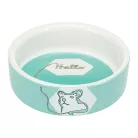 Trixie Ceramic Bowl | Mintás kerámia tál hörcsögök részére – 90 ml / Ø 8 cm