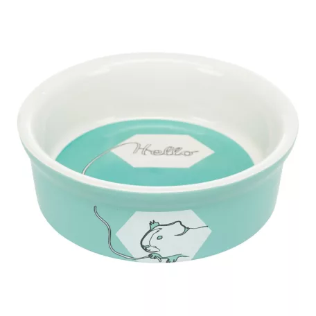 Trixie Ceramic Bowl | Mintás kerámia tál tengerimalacok részére – 240 ml / Ø 11 cm