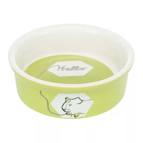 Trixie Ceramic Bowl | Mintás kerámia tál tengerimalacok részére – 240 ml / Ø 11 cm