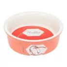 Trixie Ceramic Bowl | Mintás kerámia tál nyulak részére – 240 ml / Ø 12 cm