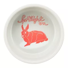   Trixie Ceramic Bowl | Pöttyös kerámia tál nyulak részére – 250 ml / Ø 11 cm