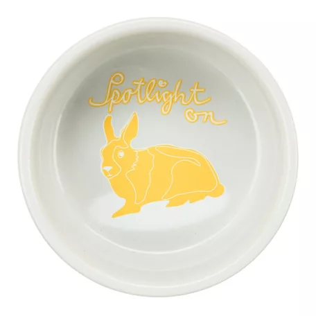 Trixie Ceramic Bowl | Pöttyös kerámia tál nyulak részére – 250 ml / Ø 11 cm