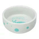 Trixie Ceramic Bowl | Pöttyös kerámia tál nyulak részére – 250 ml / Ø 11 cm