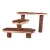 Trixie Natural Living Steps | Kéregfa lépcső és feljáró rágcsálók részére – 38 × 24 cm