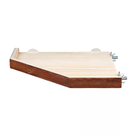 Trixie Natural Living Shelter and Platform | Kéregfa menedék és terasz rágcsálók részére – 17 × 17 cm