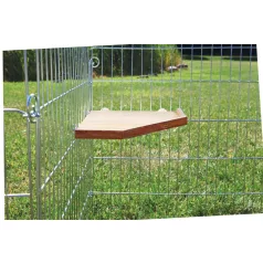   Trixie Natural Living Shelter and Platform | Kéregfa menedék és terasz rágcsálók részére – 17 × 17 cm