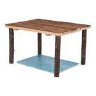 Trixie Natural Living | Természetes fa asztalka és rágójáték nyulaknak – 2 db / 9 × 2 cm