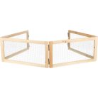 Trixie Indoor Run | Beltéri fa-fém kifutó törpenyulak és tengerimalacok részére – 4 elem, 60 × 50 cm