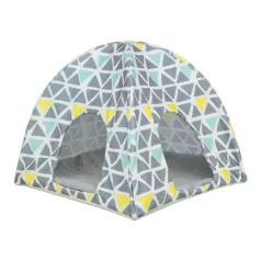   Trixie WigWam Sunny | Mintás pihenősátor tengerimalacok és nyulak részére – 37 × 35 × 37 cm