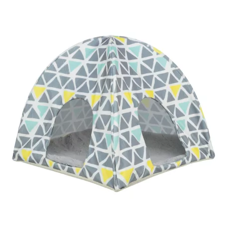 Trixie WigWam Sunny | Mintás pihenősátor tengerimalacok és nyulak részére – 37 × 35 × 37 cm