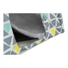   Trixie WigWam Sunny | Mintás pihenősátor tengerimalacok és nyulak részére – 37 × 35 × 37 cm