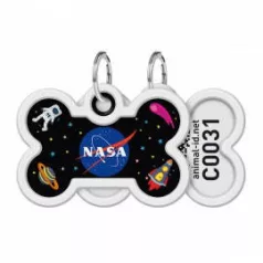  WAUDOG | Smart ID QR - biléta (NASA minta, QR kód) kisállatok részére -4x2,9cm