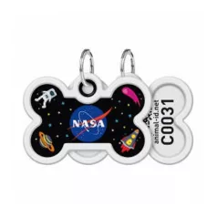   WAUDOG | Smart ID QR - biléta (NASA minta, QR kód) kisállatok részére -4x2,9cm