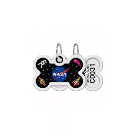 WAUDOG | Smart ID QR - biléta (NASA minta, QR kód) kisállatok részére -4x2,9cm