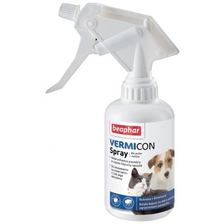 Beaphar Vermicon | Dimetikon tartalmú parazitaellenes spray kutyák részére – 250 ml
