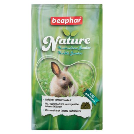 Beaphar Nature Junior | Teljes értékű eleség fiatal nyulaknak - 750g