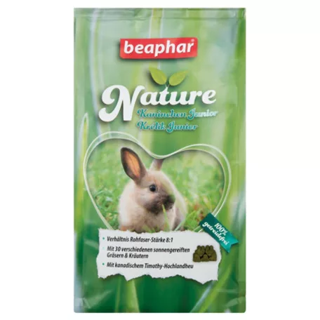 Beaphar Nature Junior | Teljes értékű eleség fiatal nyulaknak - 750g