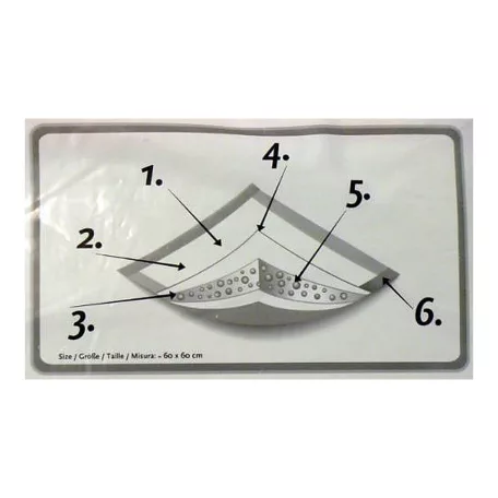  Fűillatú, ötrétegű kutyapelenka – 56 × 56 cm (14 db)