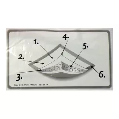  Fűillatú, ötrétegű kutyapelenka – 56 × 56 cm (30 db)