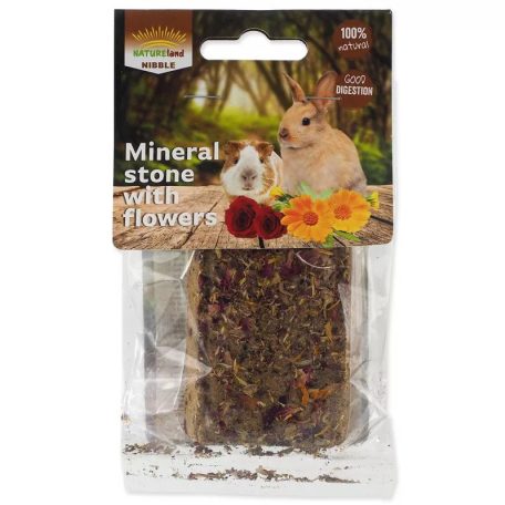 Nature Land Nibble | Fogkoptató rágcsálóknak | Virágos - 100 g