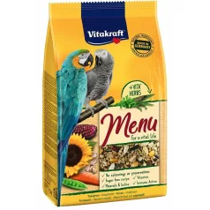   Vitakraft | Menu (Ara, Jákó papagáj) teljes értékű eledel - 1 Kg