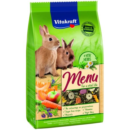 Vitakraft Menu Rabbit | Teljes értékű nyúl eledel - 1 kg