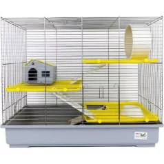   PetInn Astro 4 | Emeletes kalandketrec hörcsögök és egerek számára – 57 × 30 × 46 cm