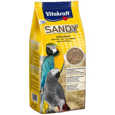 Vitakraft Sandy Vitality Plus | Madárhomok nagytestű díszmadaraknak - 2,5 kg